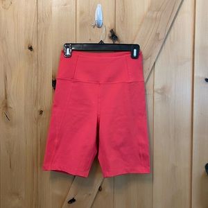 Girlfriend collective red compressive short leggings